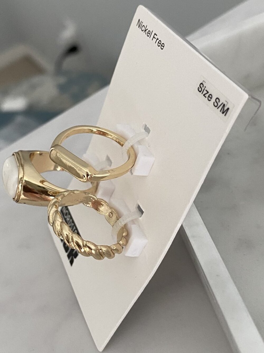 NORDSTROM RACK Set of 3 Casual Rings - Picture 4 of 6